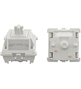 Gateron Smoothie Linear Keyboard Switch,5-pin 40gf 22mm Dual-Stage Spring Pre-lubed Full POM Key ...