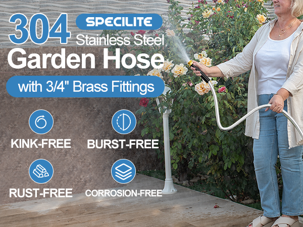 SPECILITE 304 Stainless Steel garden hose