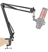 QuadCast Boom Arm Mic Stand, Adjustable Suspension Boom Scissor Arm Stand for HyperX QuadCast, Qu...