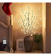 PEIDUO Lighted Willow Branch 30Inch 3PK 60L LED Pathway Lights for Christmas Room Decoration Indo...
