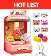ROHSCE Claw Machine for Kids, Mini Claw Machine Arcade Game Toy Electric Vending Machine Toy, Cla...