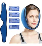 Bodyprox Face ice Pack for Jaw, Head and Chin, Adjustable Hot and Cold Wrap for Wisdom Teeth and ...