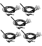 I3C Laptop Cable Lock Hardware Security Cable Lock Anti Theft Combination Lock with Anchor Plate,...