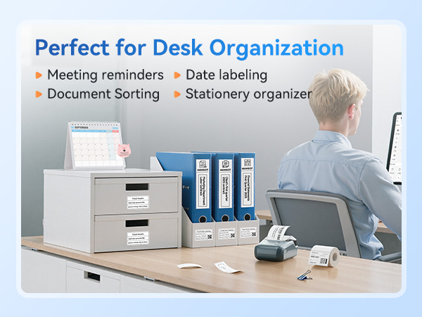 Perfect for Desk Organization, Labeling &amp;amp; Identification, Deadlines &amp;amp; Files