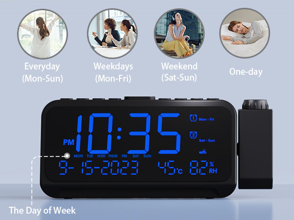 clock day of week clock day of week senior digital clock with date and day of week clock day month