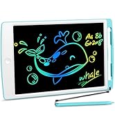 10 Inch LCD Writing Tablet, Colorful Toddlers Drawing Tablet and Doodle Board, Educational Learni...