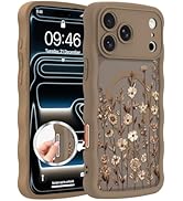 Fsoole Magnetic for iPhone 17 Pro Max Case [Compatible with MagSafe] Pretty Floral Flower Pattern...