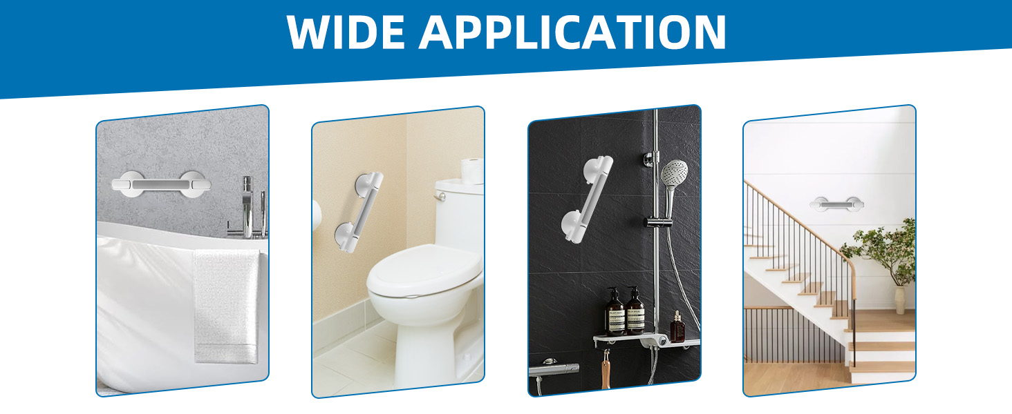 suction handrails for bathtub and shower