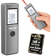 Laser Measuring Tool, 165FT/50M Laser Measure Tool with ±1/8" Accuracy, IP54 Laser Distance Meter...