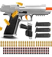 Soft Bullet Toy Gun Shell Ejecting Toy Pistol, EVA Foam Bullets Toy Guns for Boys, Kids, Gifts, E...