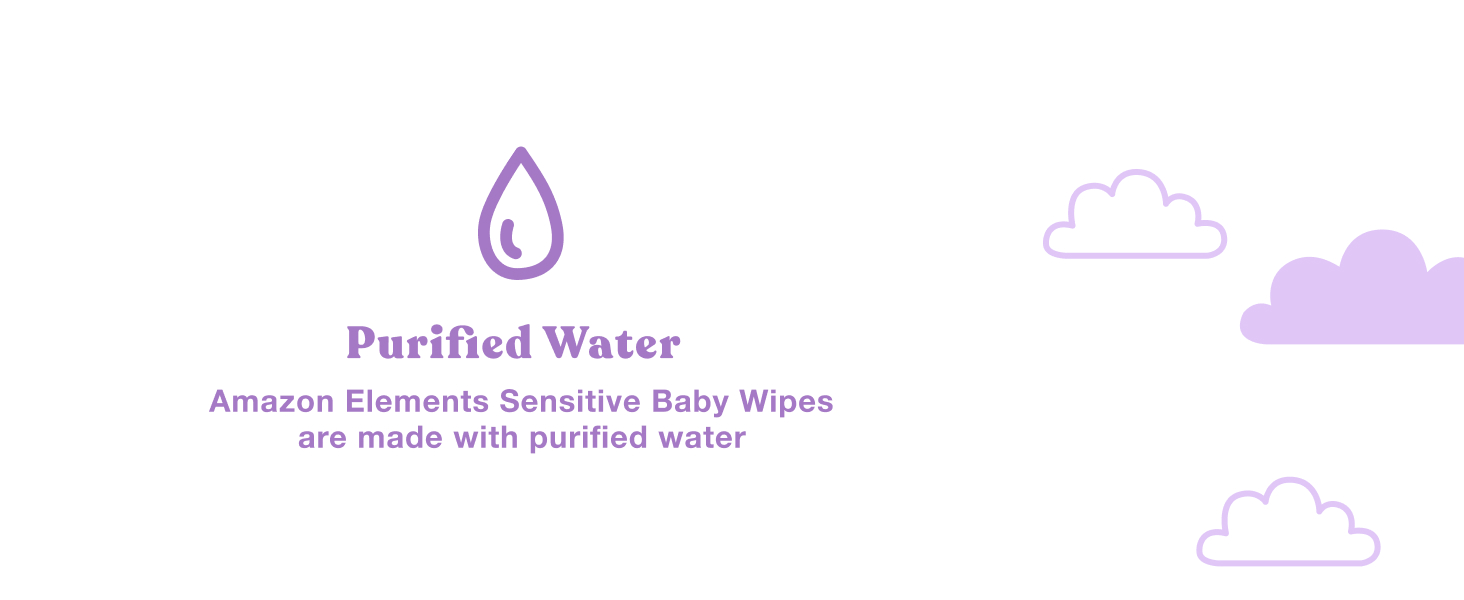elements baby wipes use 100% pharmaceutical-grade purified water