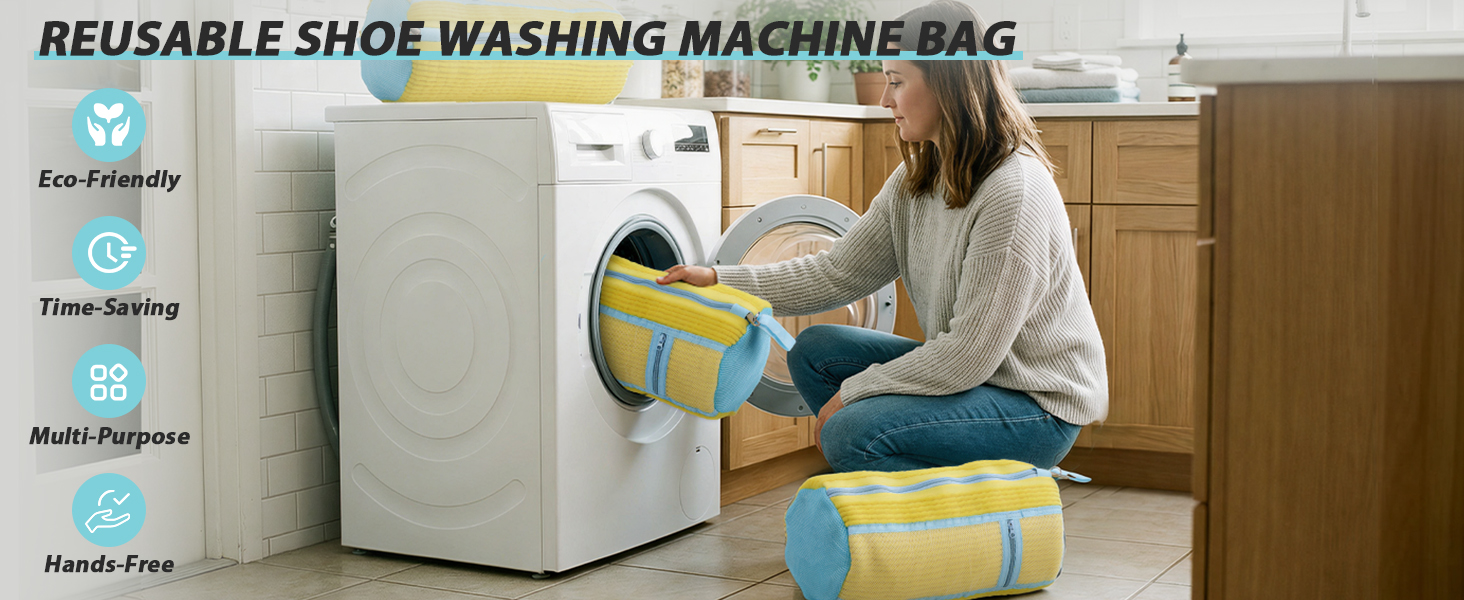 shoe washing machine bag
