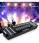 SHEHDS 192 DMX DJ Controller LCD Display DMX Controller DJ Equipment Stage Light Controller, Par ...