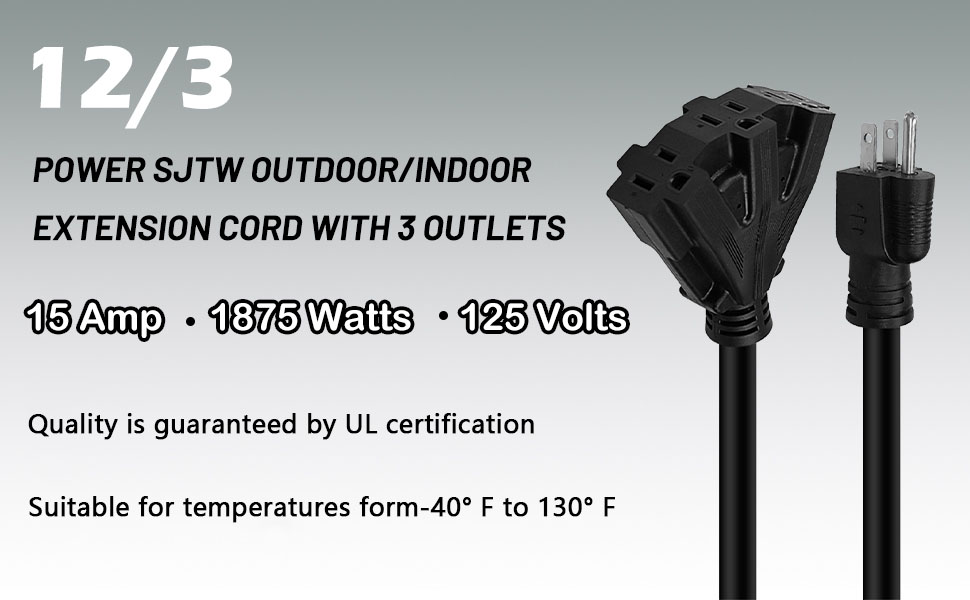 12-Gauge Extension Cord
