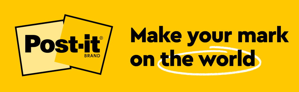 Post-it Banner Make Your Mark on the world