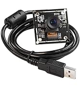 Arducam 2MP Global Shutter USB Camera, 50fps OV2311 Monochrome UVC Webcam Module with Low Distort...