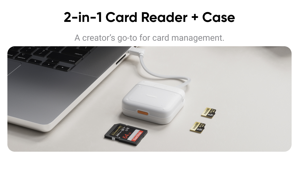 Insta360 2-in-1 Card Reader + Case