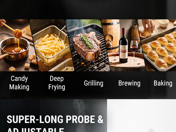 frying thermometer for oil