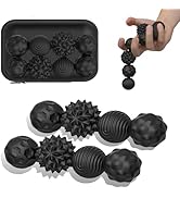 Large Magnetic Sensory Fidget Ball Toy, 8Pcs Silicone Sensory Stress Relief Toys for Adults, Teen...