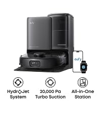 eufy Like-New E25 Omni Robot Vacuum and Mop Combo,HydroJet System, 20,000Pa Turbo Suction, Zero-Tang...