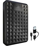 ModusTech Portable External Hard Drive USB 3.0/Type-C – Slim High-Speed HDD for Backup, Storage, ...