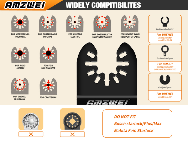 oscillating tool blades