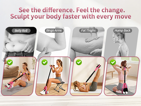See the difference. Feel the change. Sculpt your body faster with every move