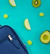 JanSport Lunch Break Insulated Cooler Bag - Leakproof Picnic Tote, Grey Bouquet