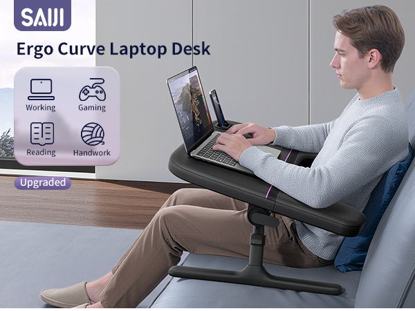 lap desk bed desk lap desks for adults laptop stand for bed table lap tray gaming pillow bed table