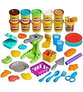 Play-Doh Farmer's Market Kitchen Playset, 28 Play Food Accessories &amp; Tools, 11 Colors, Back to Sc...