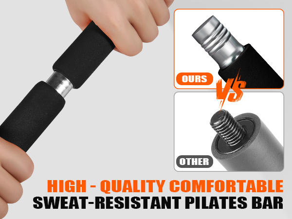 pilates bar kit with resistance bands