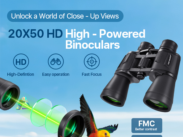  Binoculars for Adults with Smartphone Adapter