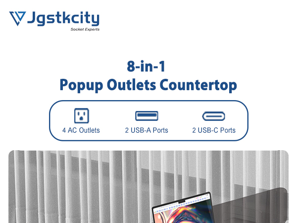 Pop up Outlet for Countertop