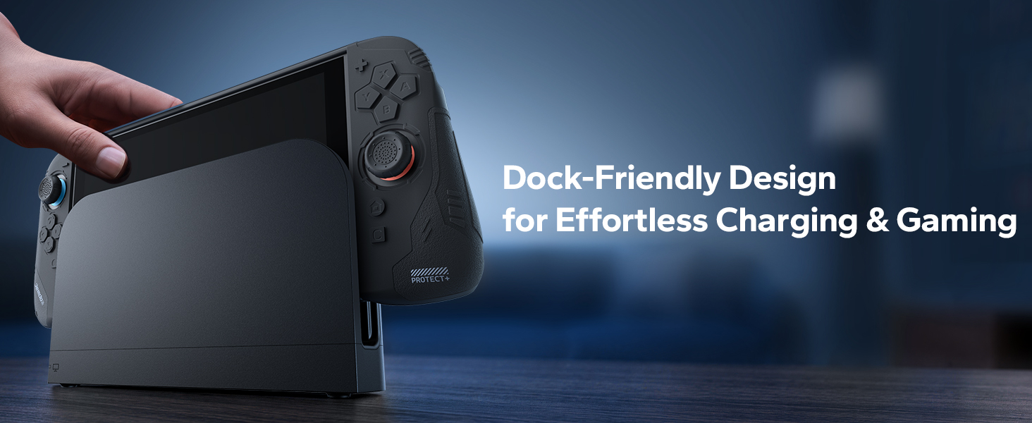 JEMDO Dockable Split Protective Grip Case for Switch 2