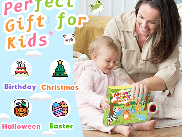 11 Pcs Magnetic Train Set Montessori Toys
