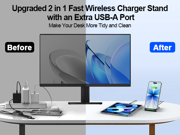 2 IN 1 CHARGER FOR PHONE/EARBUDS/PAD