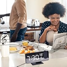 Projection Digital Alarm Clock for Bedrooms