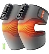 IKEEPFIT Cordless Knee Massager with Heat Vibration for Pain Relief, MAXwarm 4.0[2026 Upgraded] -...