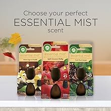 Choose your perfect essential mist scent