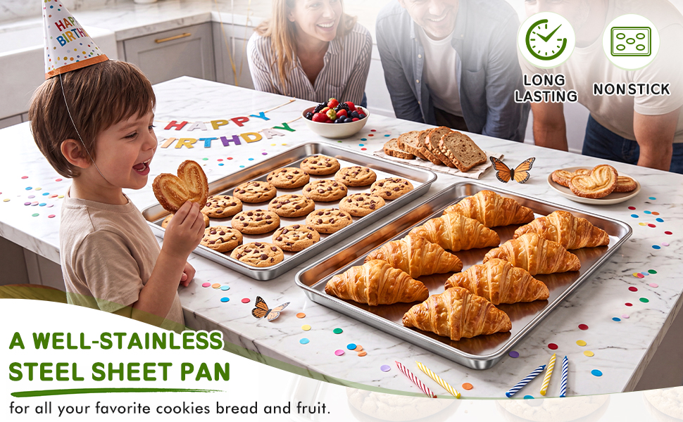 stainless steel baking sheet