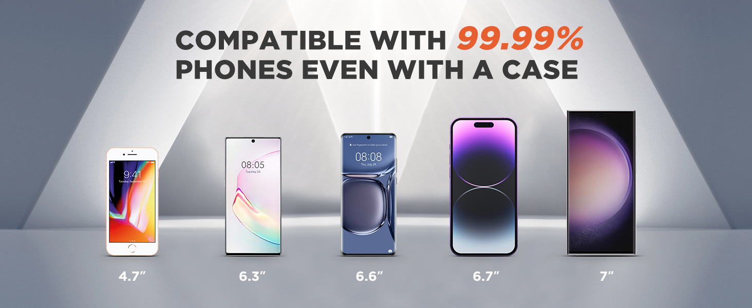 rear view mirror phone holder