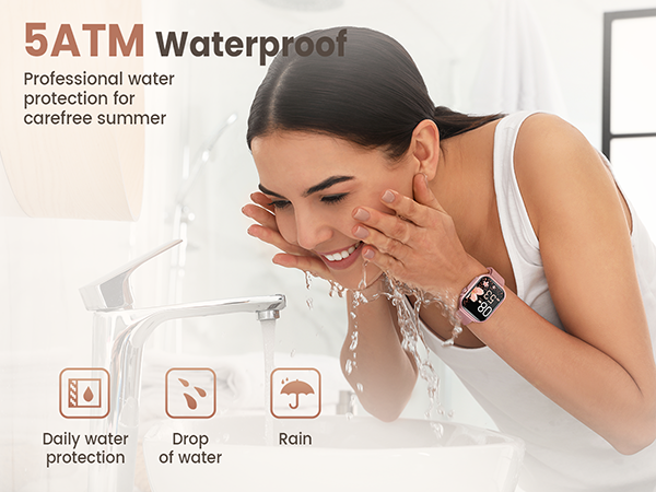 5ATM Waterproof Fitness Tracker