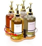 IntreLife Rotating Coffee Syrup Organizer, Syrup Bottle Holder for Coffee Syrup Dispenser 16.9oz,...