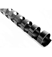 TOTiyea 100 Pack 19 Ring Plastic Binding Combs, 5/8 Inch Diameter, 125 Sheet Capacity, Letter Siz...