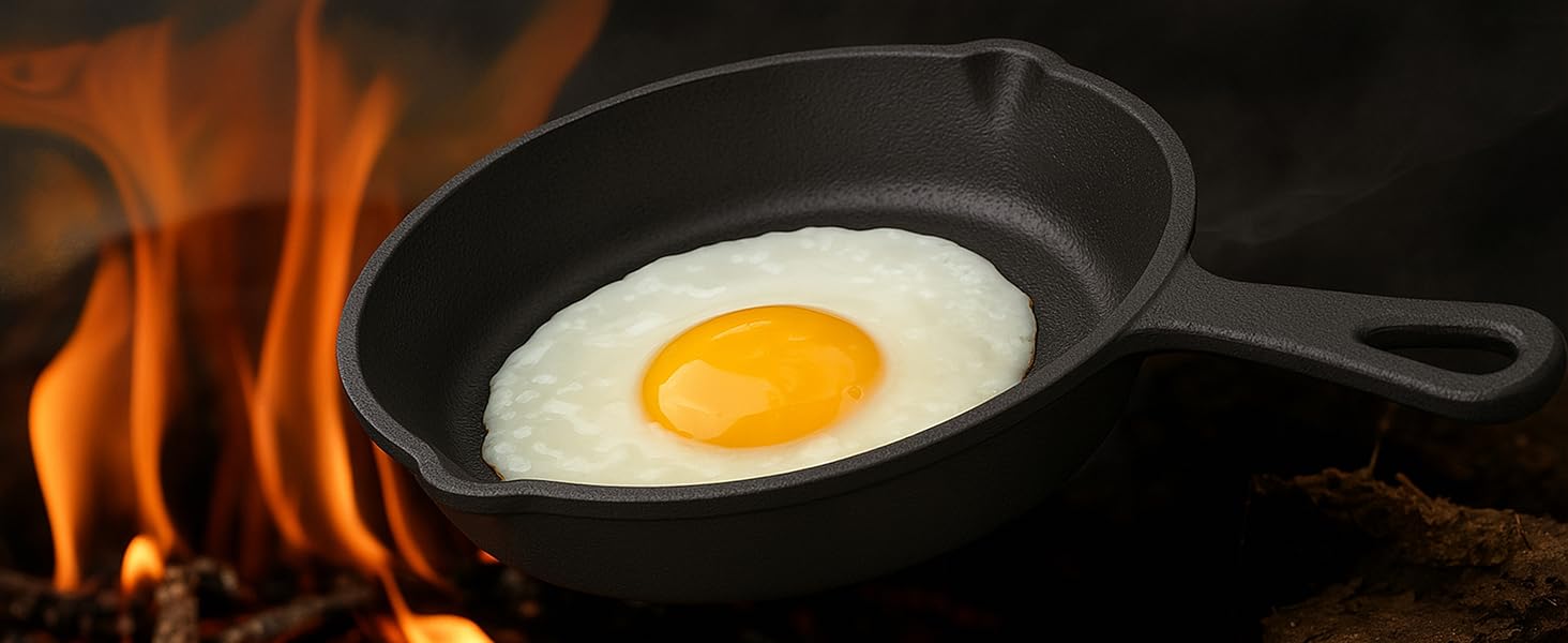 LONG-LASTING Cast Iron Skillet