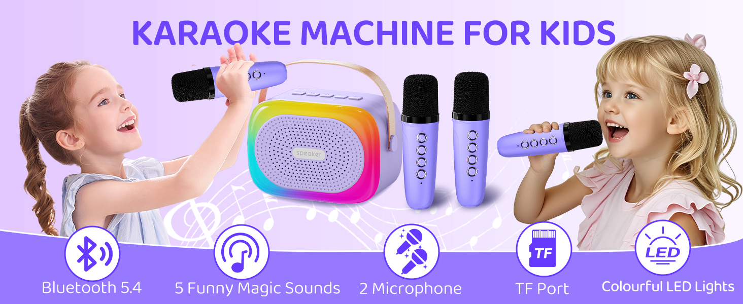 Mini Karaoke Machine for Kids