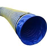 ActiveDogs Agility 12' Competition Tunnel 4" Pitch Heavy Duty - Outdoor Dog Obstacle Agility Trai...