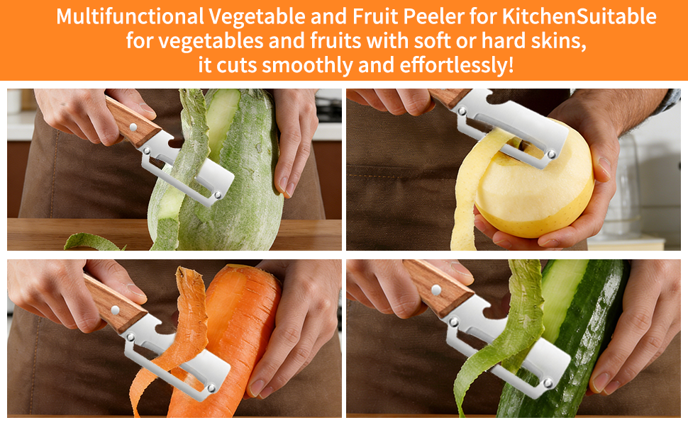 multi-functional vegetable peeler for kitchen
