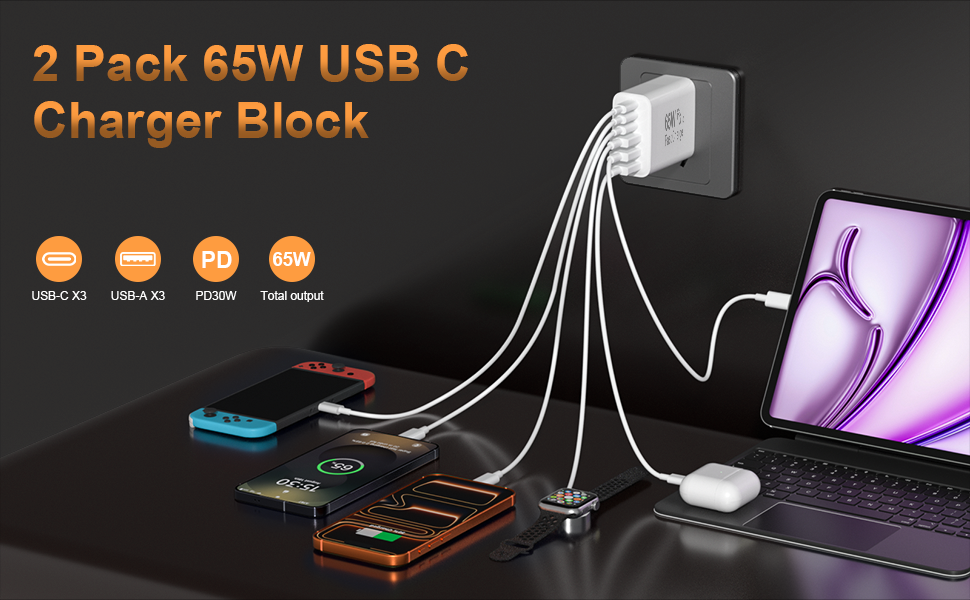 usbc charger block
