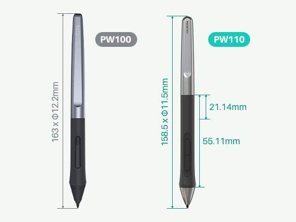 HUION Inspiroy 2 Medium Drawing Tablet with Scroll Wheel 8 Customized Keys Battery-Free Stylus 60° T...